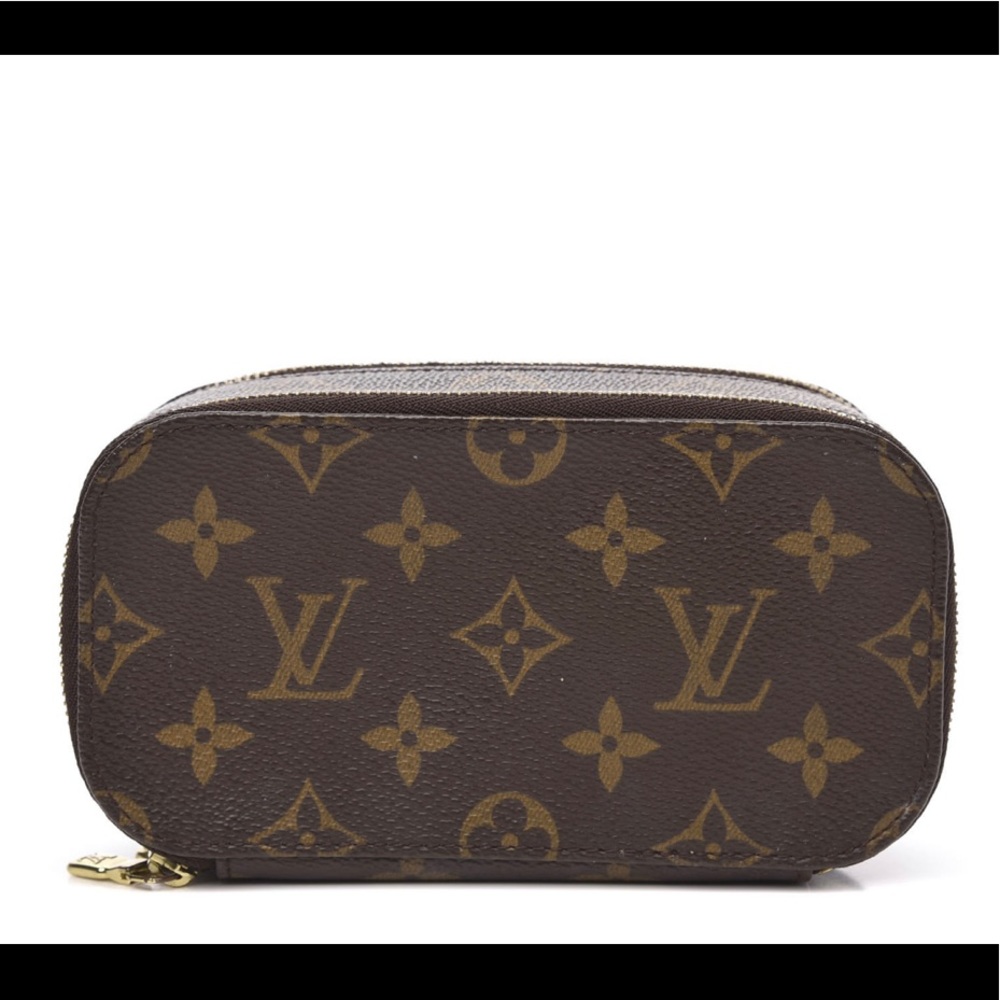 Authentic LV Monogram Trousse Blush PM